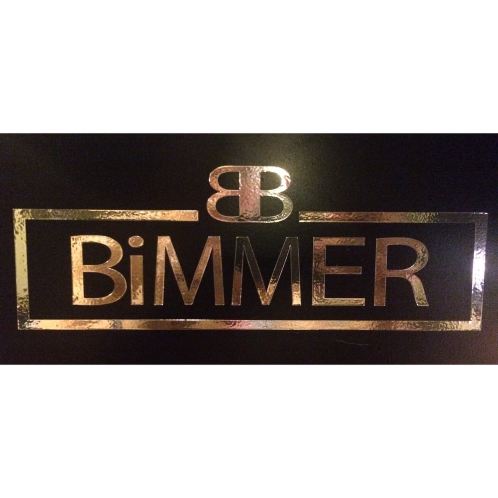 Image of Chrome 8" BadBimmer Decal