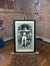 Image 1 of Lady Luck • Blue Art Print (Variant)