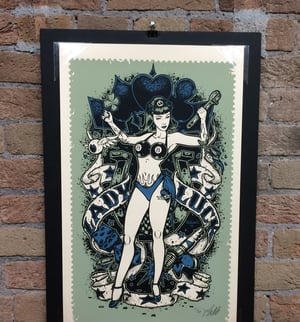 Image of Lady Luck • Blue Art Print (Variant)