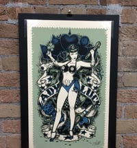 Image 4 of Lady Luck • Blue Art Print (Variant)