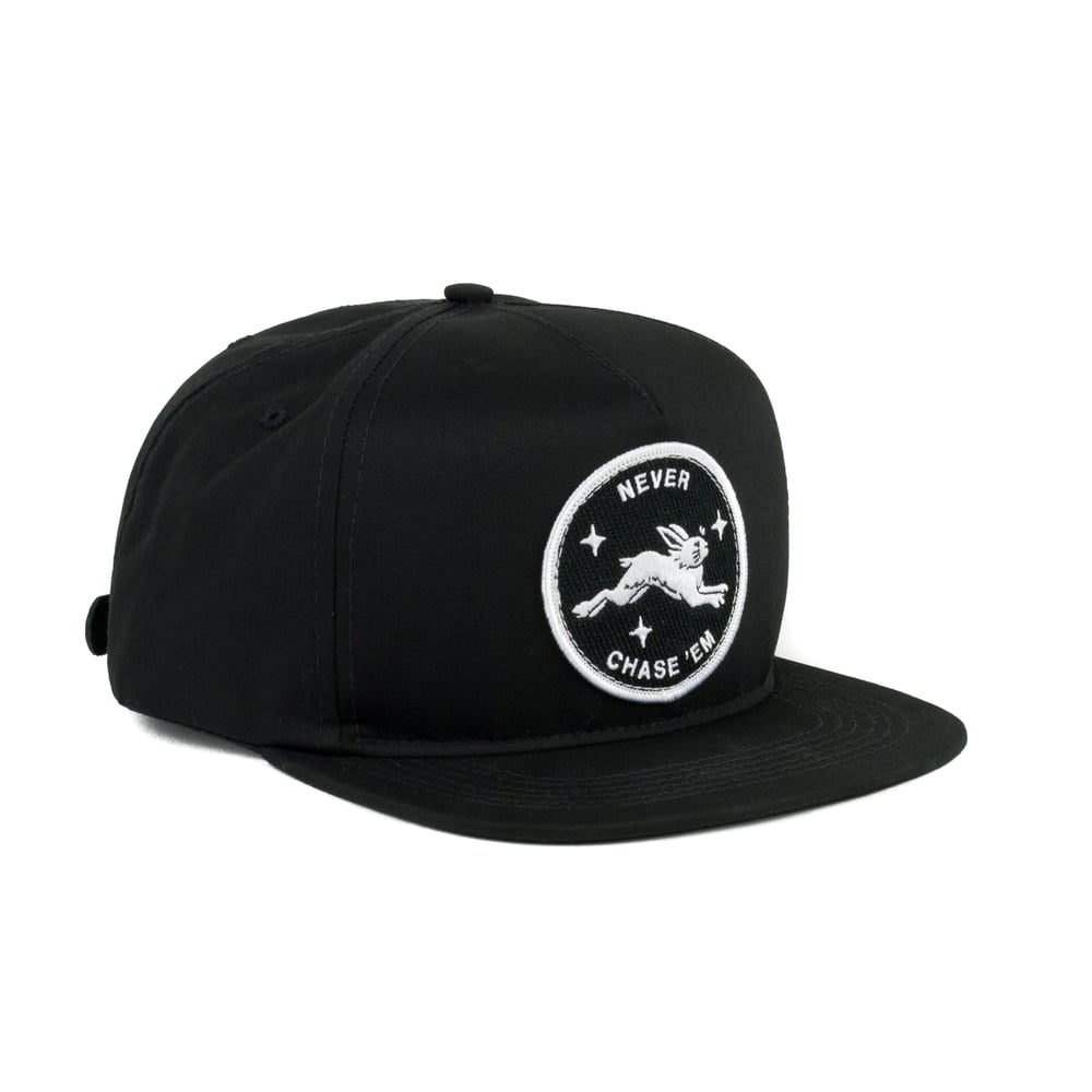 Image of Never Chase 'Em Strapback Hat