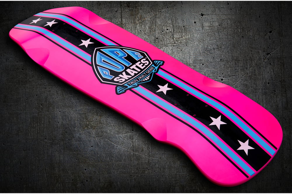 Image of Magenta & Blue Stuntman Series Pool Deck