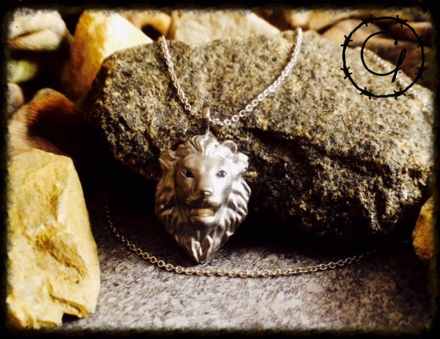Image of We Are Lion, Not Sheep Pendant Necklace