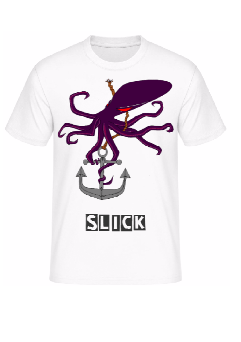 Image of White T-Shirt - Octopus