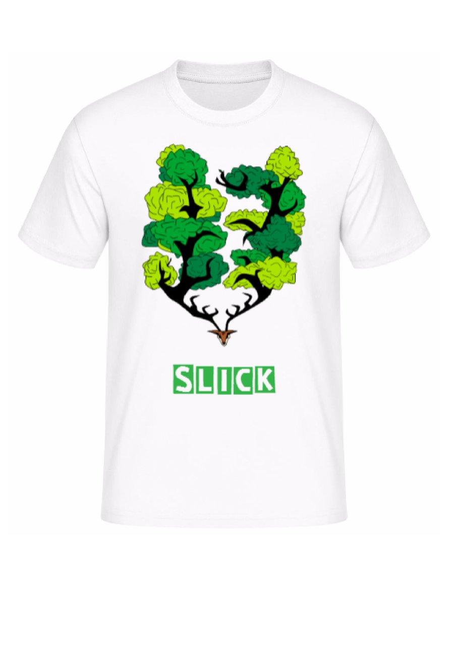 Image of White T-Shirt - Stag