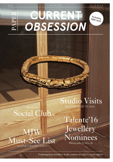 Image of Current Obsession Paper for Munich Jewellery Week 2016