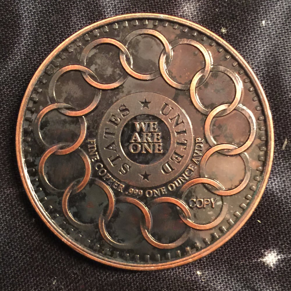 Image of Fugio Cent 1oz Copper Challenge Coin