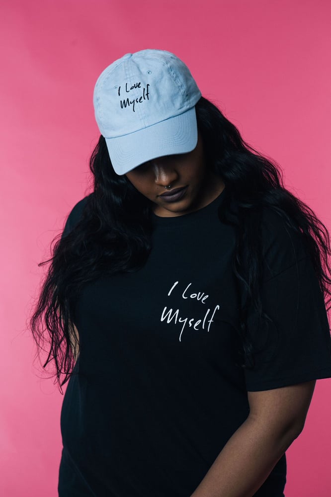 Image of Black ILoveMyself tee