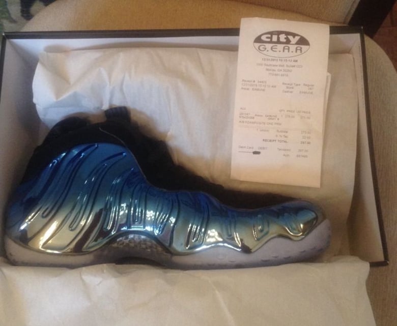 Image of Nike foams blue