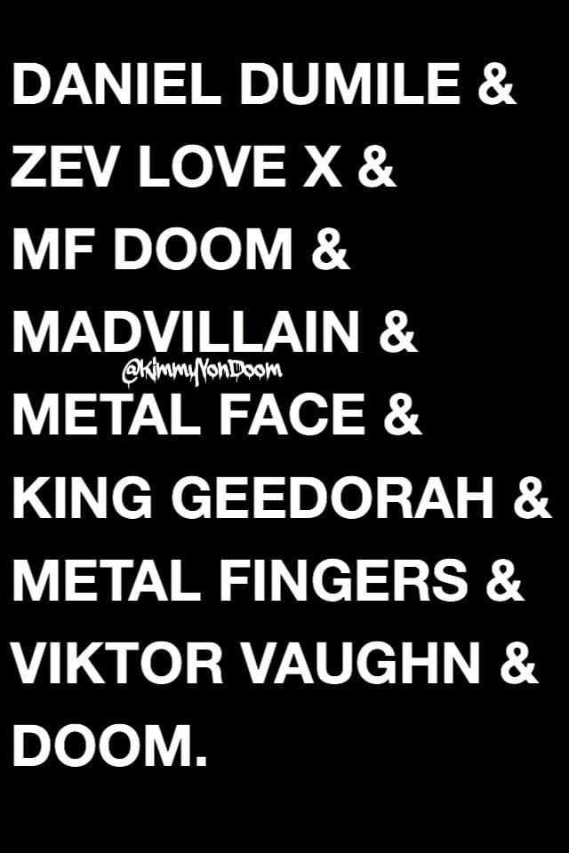 Image of MF DOOM &..