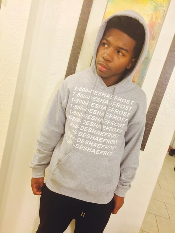 Image of 1-800-DESHAEFROST HOODIE