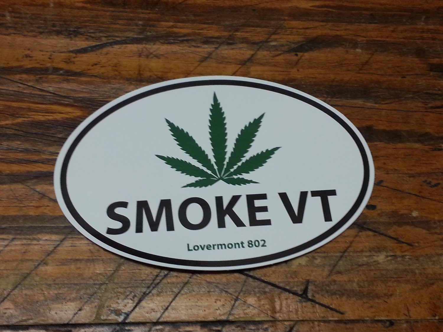 Image of Smoke VT - Digitally Printed Euro Sticker