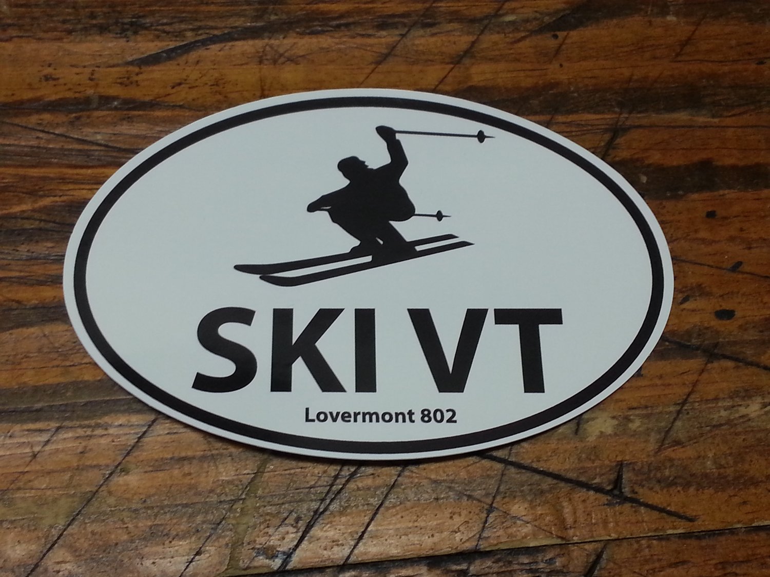 Image of Ski VT Sticker - Digital Ski Vermont Digital Decal
