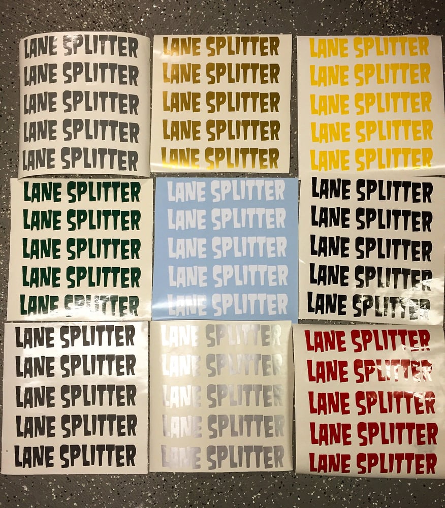 Image of Vinyl Fork Tube Stickers