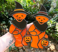 Stained Glass Halloween GD Bear (Made to Order) 