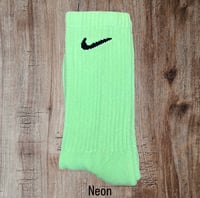 Image 4 of Hand Dyed Nike Dri- Fit Crew Socks