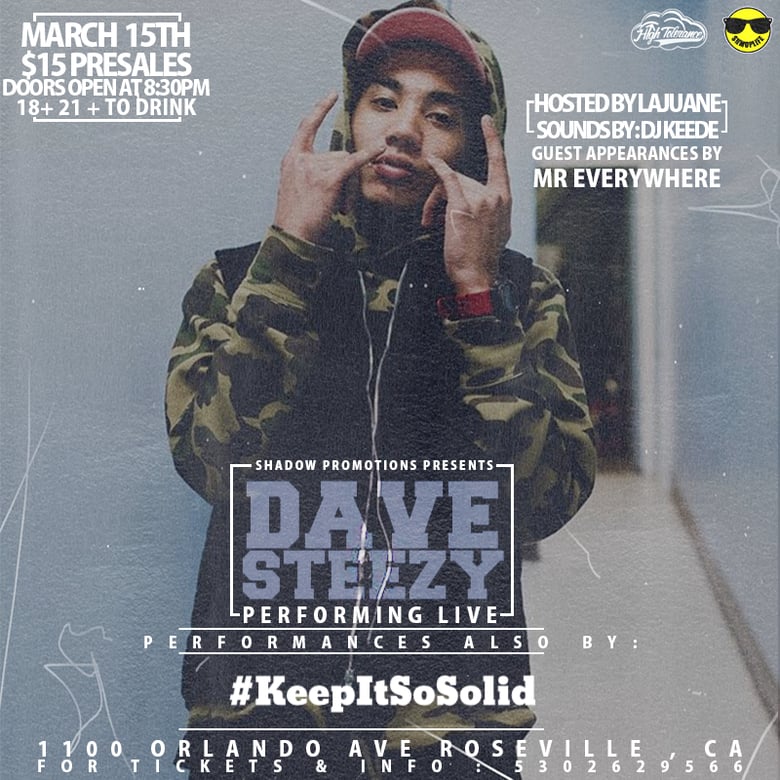Image of HBK Dave Steezy Tickets