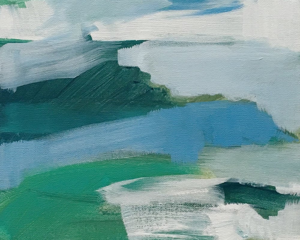 Image of Blues and Greens - 8x10