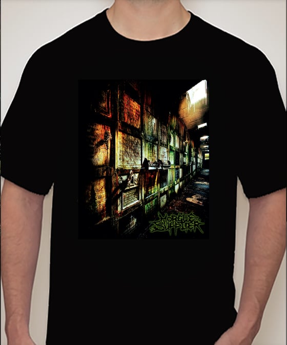 Image of "Morgue Supplier" album cover T-Shirt