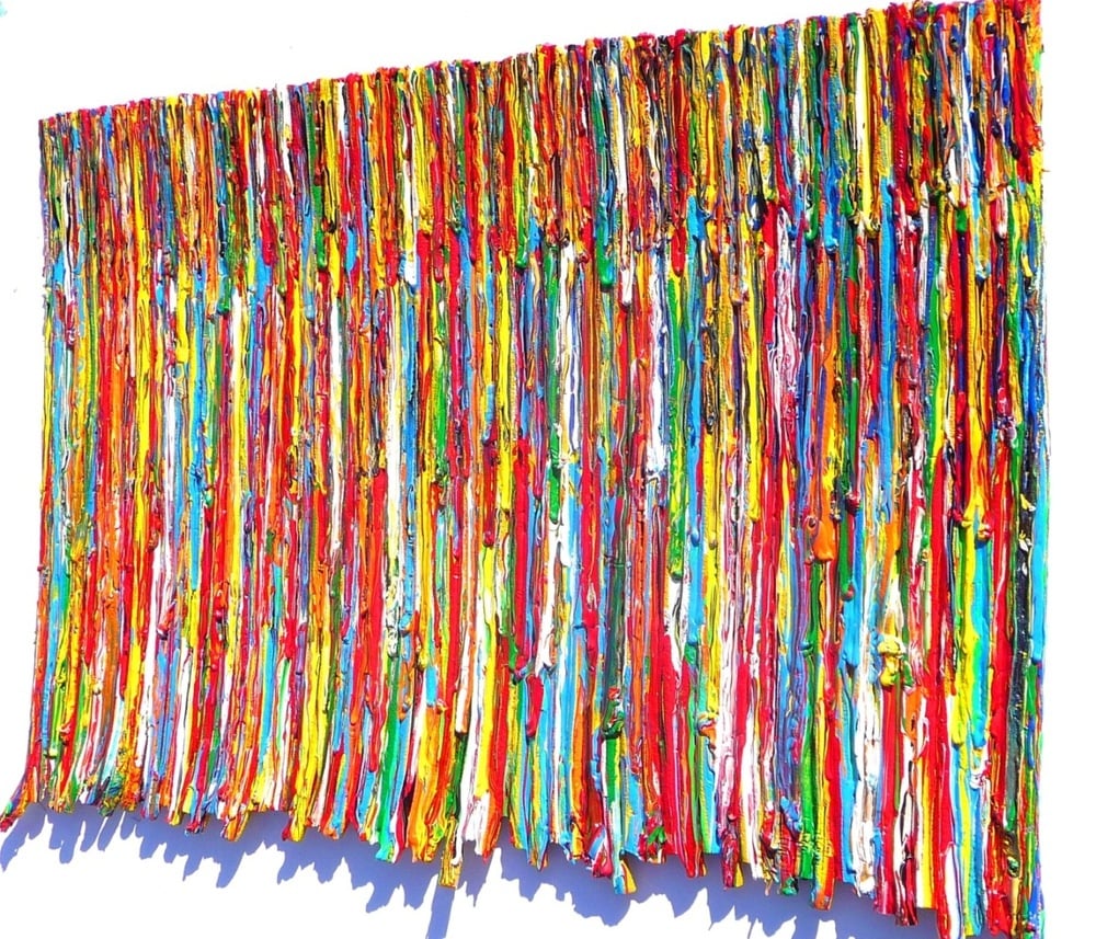 Image of 'COMPLEXITIES IN COLOR NO7' | Modern Abstract Wall Sculpture | Contemporary Art Installation | 