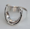 Solid Silver 'Oss Shoe Ring