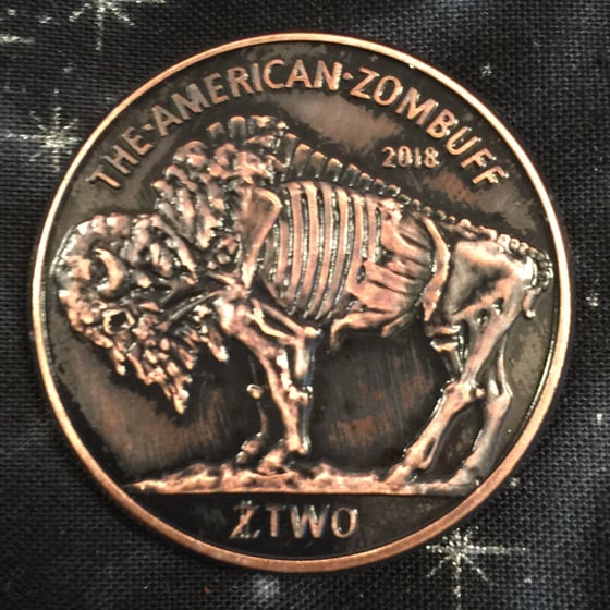 Image of Zombuff 1oz Copper Challenge Coin