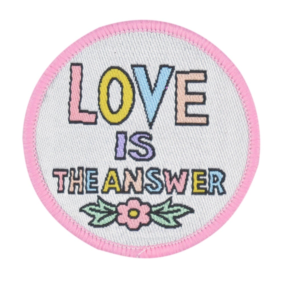 Love is the Answer Iron-on Patch