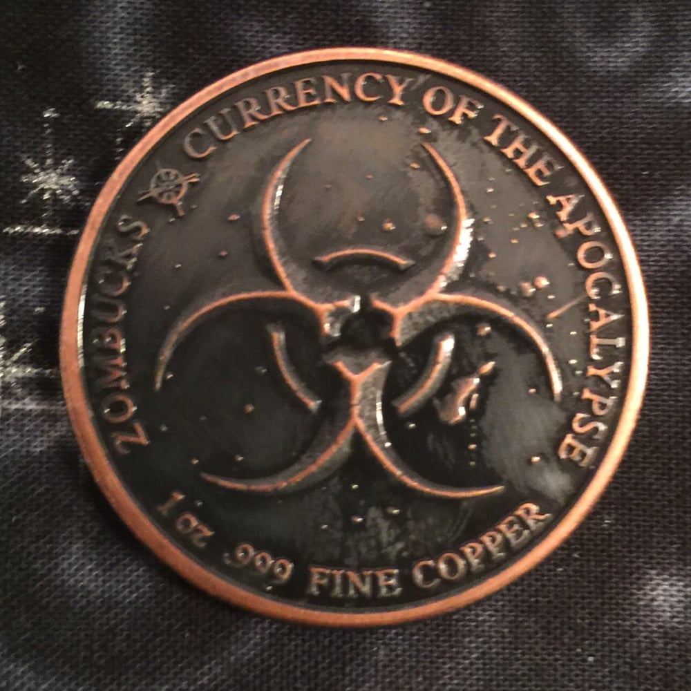 Image of The Saint 1oz Copper Challenge Coin
