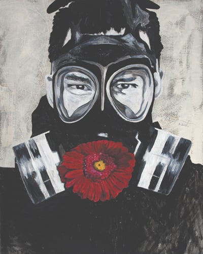 Image of Limited Edition "Gasmask" Print