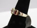 Image of Deco yellow gold and ruby buckle Ring