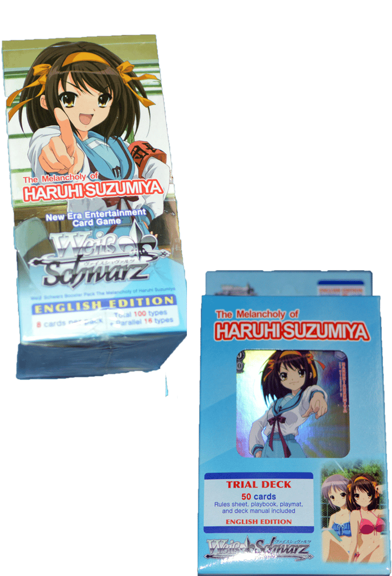 Image of Weiss Schwarz English Haruhi Booster Box and/or Trial Deck 