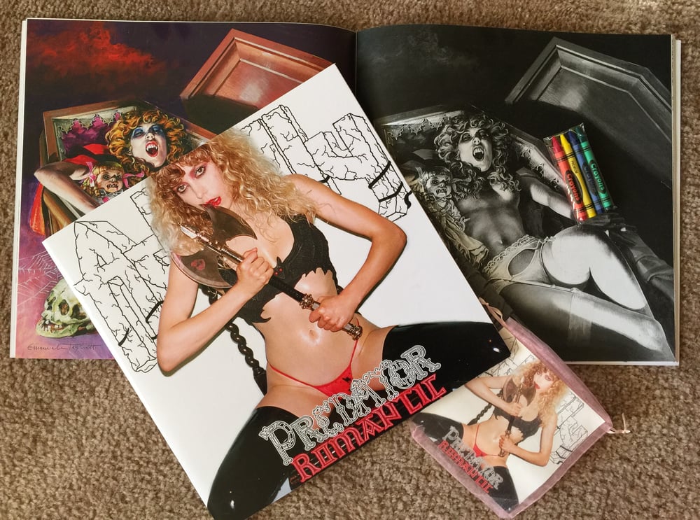 Image of PREDATOR ROMANTIC Lyric- COLORING BOOK - Limited Edition