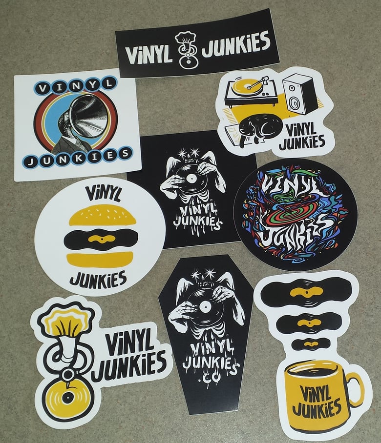 Image of Vinyl Junkies Sticker Pack