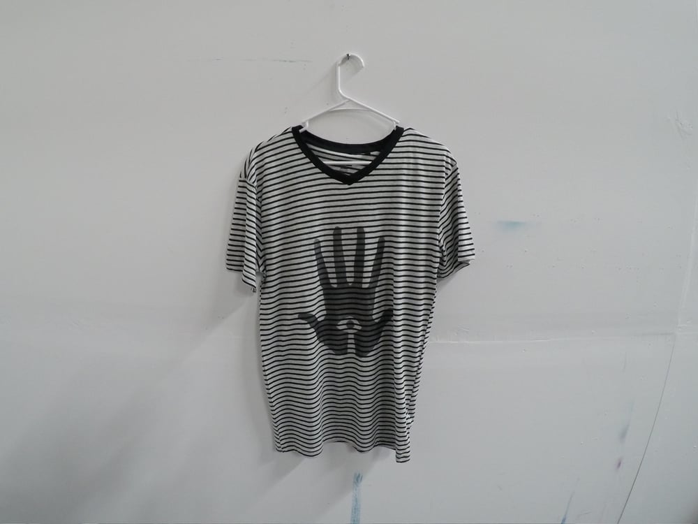 Image of Hand of the people (V-Neck Black & White Shirt)