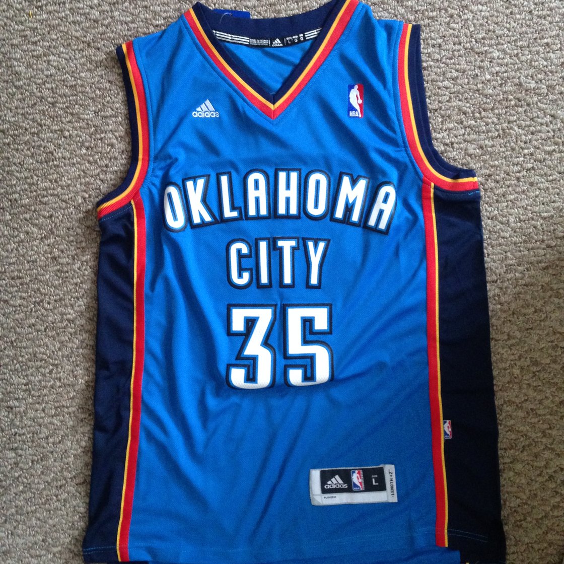 Image of Kevin Durant OKC jersey