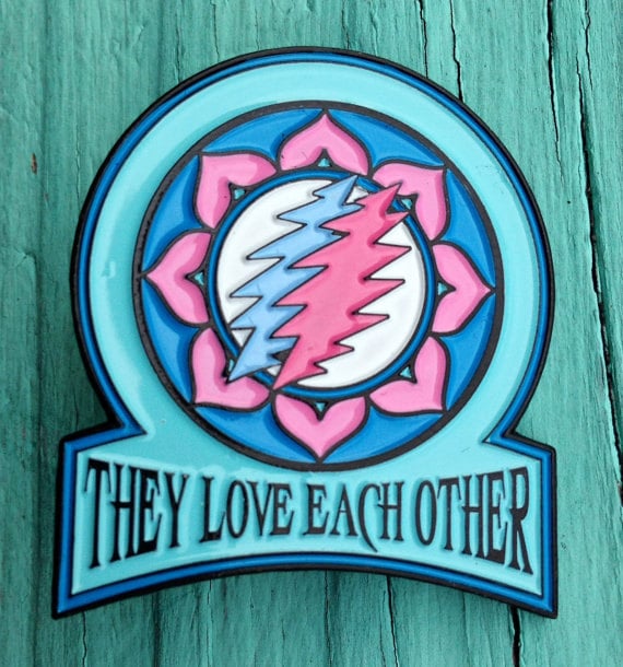 They Love Each Other Lapel Hat Pins