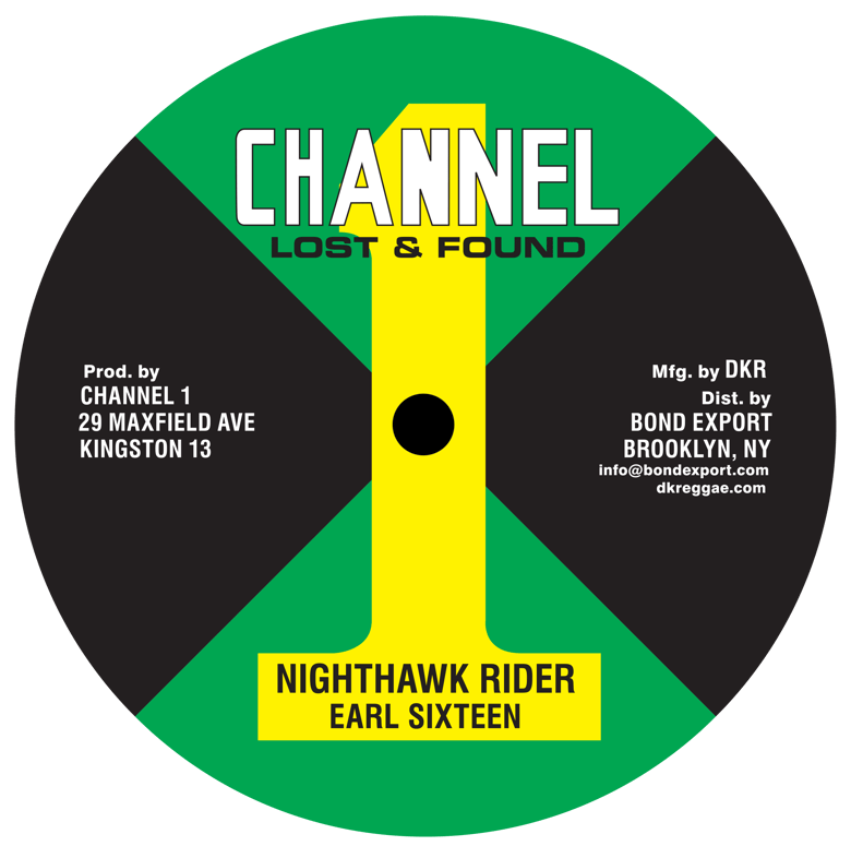 Image of Earl Sixteen - Nighthawk Rider / Music Machine 10" (Channel 1)