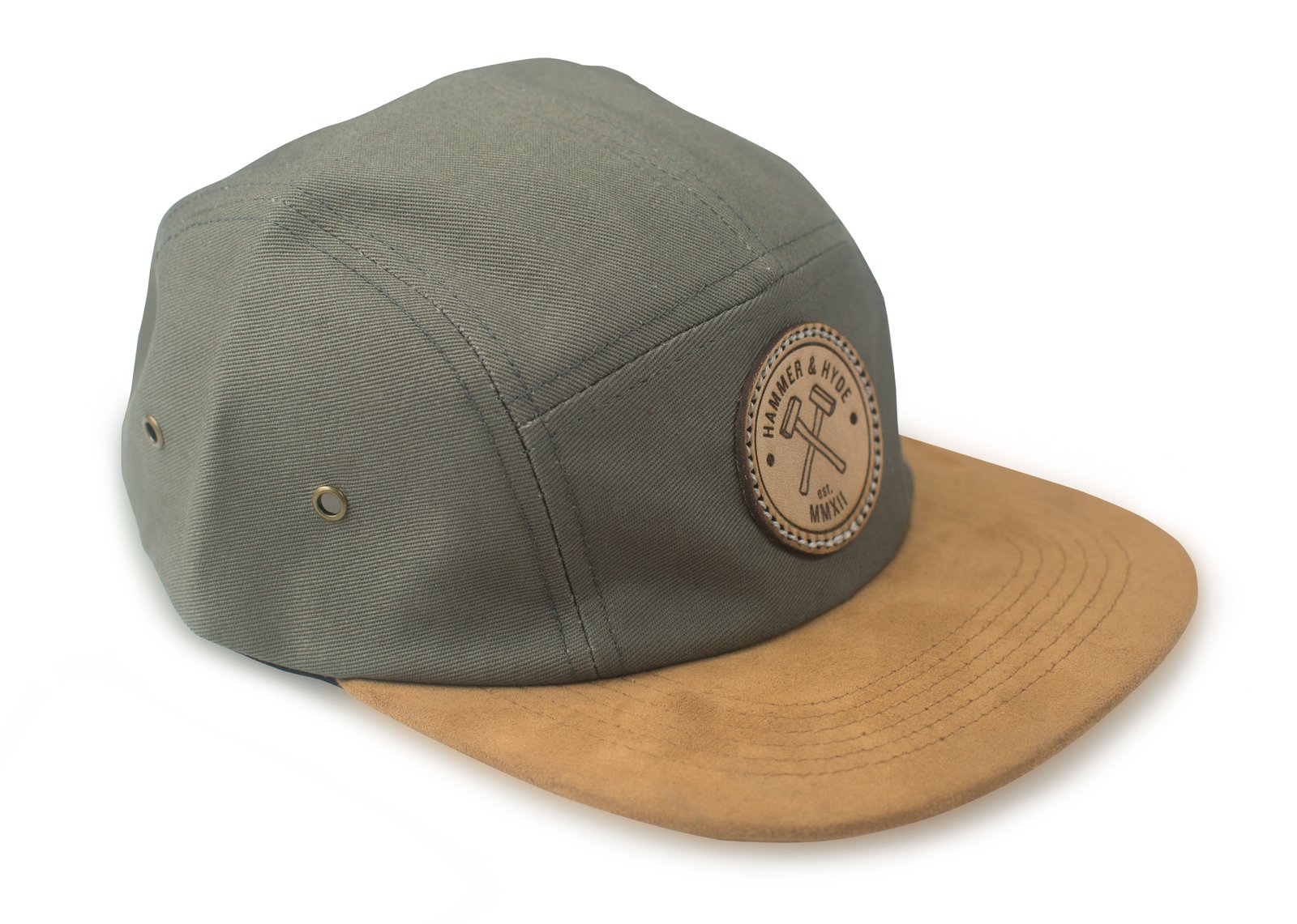 suede brim hat