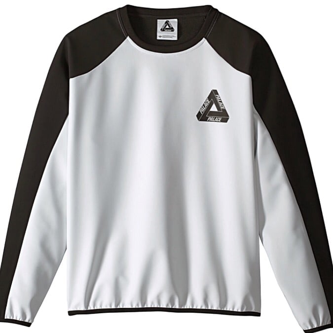 palace sweatshirt white