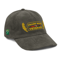 Image 13 of Trade War Veteran 💹📉🎖️🧢 Corduroy Cap 🆕