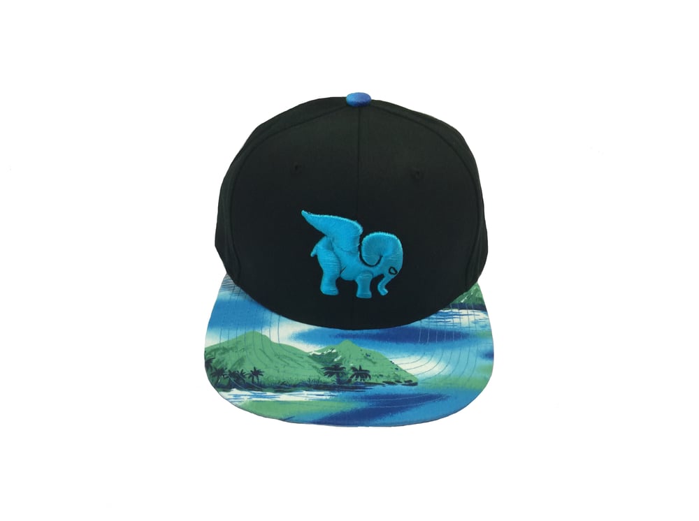 Image of "Mauna Loa" Iconic Snapback in Black