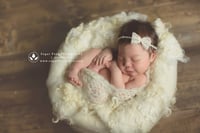 Image 1 of  Nest of Curls Blanket - IVORY 