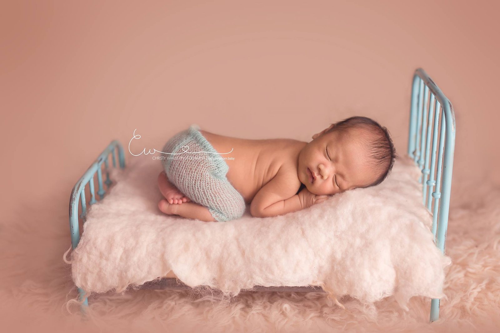 GetUSCart- Newborn Posing Wrap Newborn Photography Props Soft Stretch Knit  Blanket Handmade Wrap for Baby Boys Girls Photoshoot