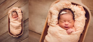 Image of Nest of Curls Blanket - LIGHT PEACH