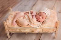 Image 1 of Nest of Curls Blanket - LIGHT PEACH
