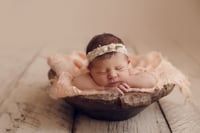 Image 3 of Nest of Curls Blanket - LIGHT PEACH