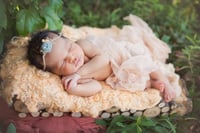 Image 4 of Nest of Curls Blanket - LIGHT PEACH