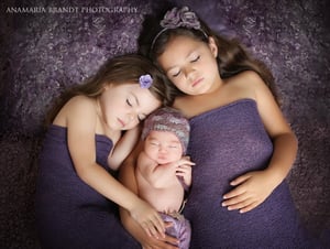 Image of Nest of Curls Blanket - LAVENDER FIELD