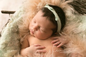 Image of Nest of Curls Blanket - PALE MINT
