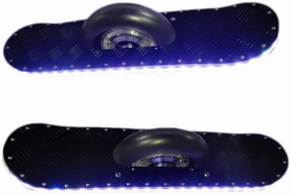 Image of RED DIAMOND Hoverbord one wheel in wood ARES-SF